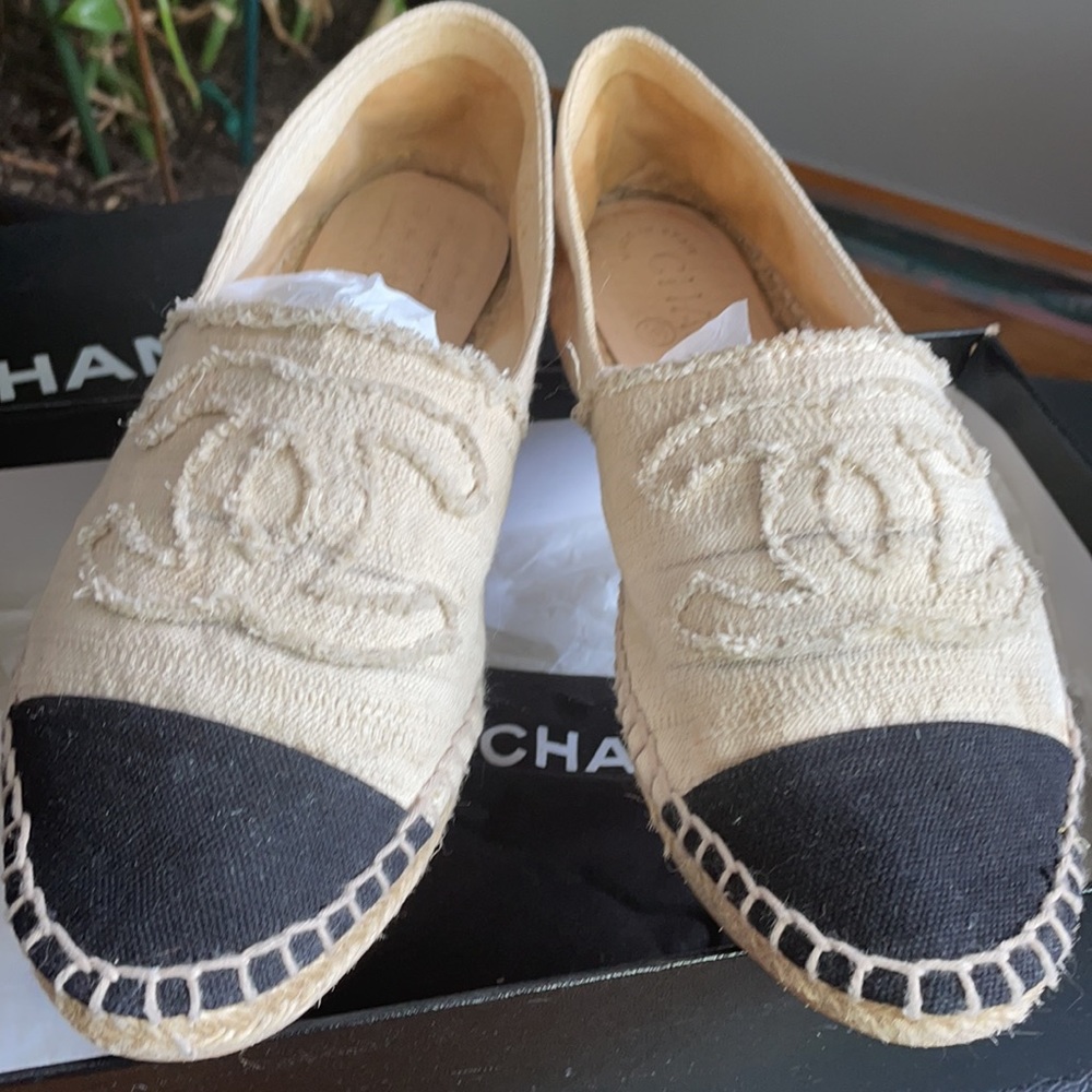 🖤Chanel canvas espadrilles 38🤍 - Picture 14 of 17